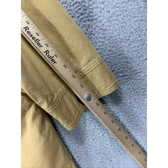 Vintage LL Bean Canvas Duster Long Chore Jacket Womens XL Deep Pile Fleece Aztec - Picture 10 of 16